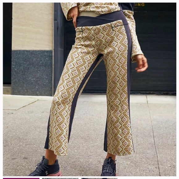 NWT Free People Movement Delta Flare Pants xs